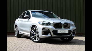 201868 BMW X4 30 M40i Auto xDrive  21quot alloys tech amp comfort pack M sport plus pack amp HK sound [upl. by Nelrah154]