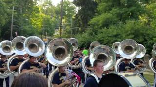 Olmsted Falls High School Marching Band  Heritage Days Parade 2016 [upl. by Donald575]