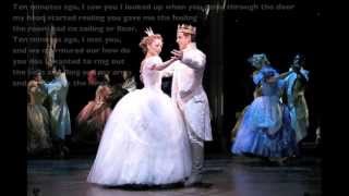 Cinderella Broadway 2013  Ten Minutes Ago Lyrics [upl. by Roland]