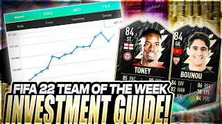 BEST PLAYERS TO INVEST IN FIFA 22 BEST TOTW INVESTMENTS TO MAKE YOU MILLIONS OF COINS ON FIFA 22 [upl. by Anastice196]