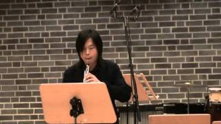 Heinz Holiger Sonata for Oboe Jianpeng Wang [upl. by Henebry]