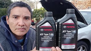 Toyota camry Transmission Fluid Change P1 [upl. by Neirad]