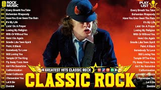 Classic Rock Songs 70s 80s 90s 🎃 ACDC Queen Bon Jovi Scorpions Aerosmith Nirvana Guns N Roses [upl. by Atinet]