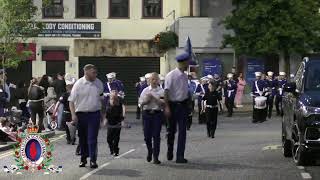 Ulster First Flute Band Ballyclare Protestant Boys FB 20th Anniversary Parade 140924 [upl. by Zanahs151]