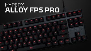 Alloy FPS PRO Teclado Gamer HyperX Review PTBR [upl. by Jeni]