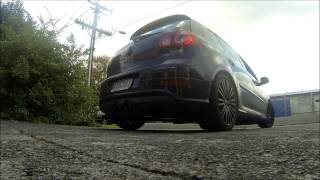 VW Golf Mk5 R32 full Milltek exhaust [upl. by Linneman899]