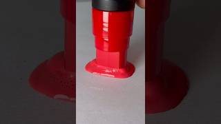 Satisfying Red Paint Marker 😌✨❤️ artsupplies asmr [upl. by Ojok531]