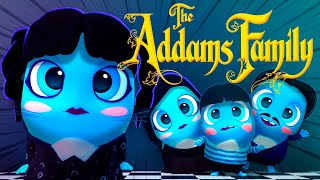 🎃 Addams Family I HALLOWEEN 🦇 Wednesday Addams dancing 👻 Cute cover by The Moonies Official [upl. by Margery395]