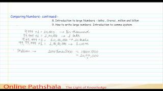 04Introduction to large Numbers  lakhs amp crores CBSE MATHS [upl. by Adnicaj]