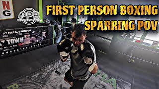 First person boxing Sparring POV combate de boxeo бокс спарринг boxing sparring pov fyp fy [upl. by Ayoras]