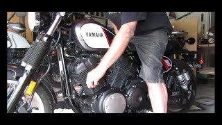 YAMAHA SCR950 OIL amp FILTER CHANGE Step by Step [upl. by Benton]