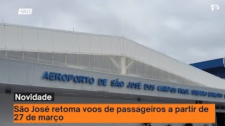 Aeroporto de São José dos Campos retoma voos de passageiros a partir de 2024 [upl. by Lempres295]