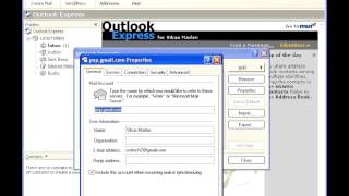 how to configure gmail account in outlook express [upl. by Oilla]