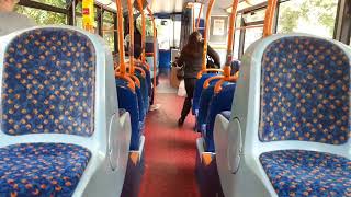 Stagecoach Midlands Trident Enviro 400 19083 MX56 FUA Running route 6 To Parklands tridentday [upl. by Sells679]