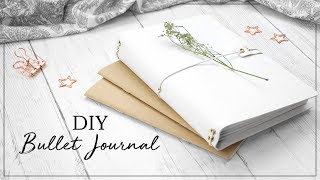 DIY Bullet Journal  Travelers Notebook Style [upl. by Trutko]