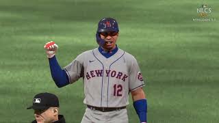 MLB 23 The Show 2024 National League Championship Series NY Mets at LA Dodgers Game 6 [upl. by Adal]