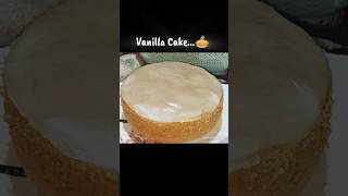 Vanilla Cake🥧💜 cake food sweet asmr bts cooking dilicious btsarmy shorts subscribe [upl. by Llenrac]