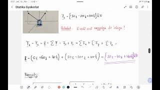 Statika Gyakorlat 7  Kartézi 3D Eredő Erő Nagysága  Iránya [upl. by Nelg351]