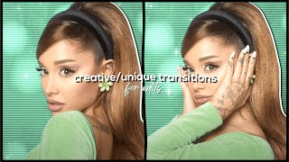 Creativeunique transition ideas for edits  After Effects [upl. by Rehctelf]