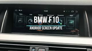 BMW F10 Android Screen Update [upl. by Imoyik]