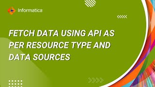 How to Fetch Data using API According to Resource Type and Data Sources [upl. by Letsirc]