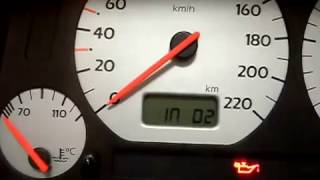 changing TOTAL km in Golf mk3 tacho 81kW AFN MotoMeter [upl. by Sari]