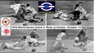 Stratomatic Baseball PC  Replay of the 1970 World Series Game 3 Orioles vs Reds [upl. by Eicak]