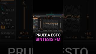 SINTESIS FM abletontips abletontips abletonlive tips hacks audio sounddesign [upl. by Dadivitan765]