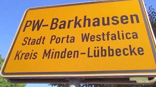 Spaziergang durch Porta Westfalica im Stadtteil Barkhausen im Kreis Minden Lübbecke [upl. by Ruel]