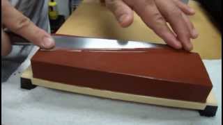 Sharpening Knife on a Whetstone with Master Sushi Chef Hiro Terada [upl. by Rotkiv]