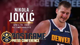 Nikola Jokić Full Post Game Press Conference vs Timberwolves 🎙 [upl. by Cherrita]