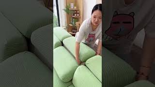 Review Sarung Sofa  Cover Pelindung Kursi Sofa part 130 dekorasirumah perlengkapanrumahtangga [upl. by Ahsiak]