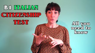 B1 Italian Citizenship test  B1 Cittadinanza [upl. by Adnwahsal]