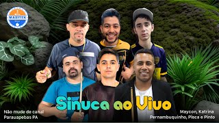 jogos em Parauapebas PA  ao vivo  010624 sinucaaovivo maycon baianinho [upl. by Ellehcer]