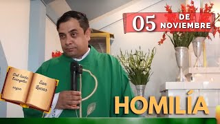 EVANGELIO DE HOY martes 5 de noviembre del 2024  Padre Arturo Cornejo [upl. by Viridi]