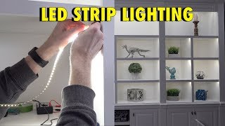 How to cut connect amp power LED Strip Lighting [upl. by Pelag769]