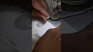 LOCKSTITCH sewing machine viral viralvideo button embroidery [upl. by Ennaed261]