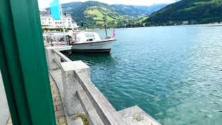 Schifffahrt Rundfahrt Überfahrt Bootsfahrt Boot Stadt Zell am Zeller See Pinzgau Salzburg Österreich [upl. by Niuqaoj]