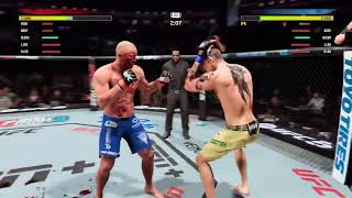 Stand and Bang Boxing and taunting UFC5 [upl. by Derril875]