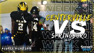 HIGH SCHOOL FOOTBALL  Centerville vs Springboro  Playoff HIGHLIGHT [upl. by Phina]