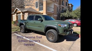 2022 Toyota Tacoma Army Green SR5 Trail Edition Review  Unique Features  Why I Bought One [upl. by Scevor767]