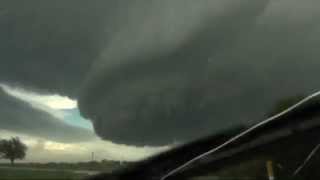 Stephenville Texas Tornado and Softball Sized Hail April 26th 2015 [upl. by Htebazil]