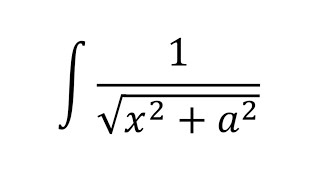 Integration of 1sqrta2x2dx  Shortcut [upl. by Anivad745]