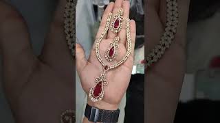 Diwali Sale🤩 Latest Stone Jewellery 😍 dehascollection necklace diwali navratri jewellery [upl. by Yemane]