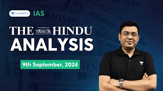 The Hindu Newspaper Analysis LIVE  9th September 2024  UPSC Current Affairs Today  Mukesh Jha [upl. by Azenav430]