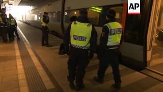 Swedish police step up passport checks [upl. by Aihseit]