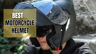 Best Motorcycle Helmet  Dual Visor Modular Flip up Full Face Helmet Review [upl. by Annahsat]