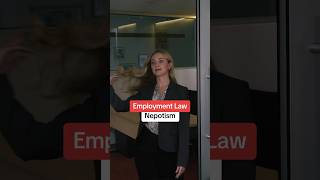 Is Nepotism legal employmentlaw workersrights california [upl. by Aniras]