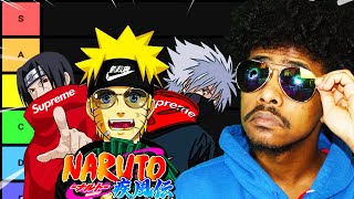 NARUTO DRIP TIER LIST ft AnimeAnalyst [upl. by Llennoj]