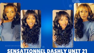 Under 18 Sensationnel Dashly Full Cap Wig  Unit 21  Curls Curls Did I Not Say Curls [upl. by Blandina]